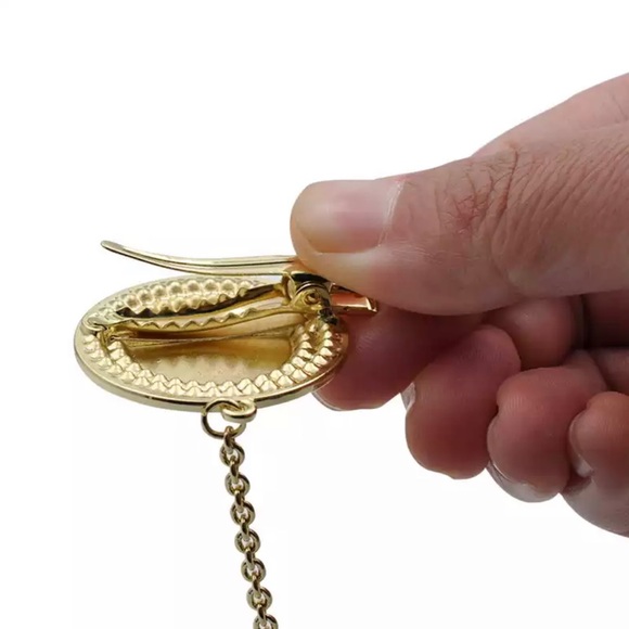 Bling gold and blue letter A dummy and  Holder 
BPA approved
6-12m - Picture 2 of 3